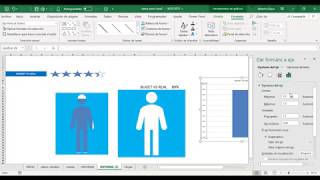 Gráficos De Figura Humana Y Estrellas