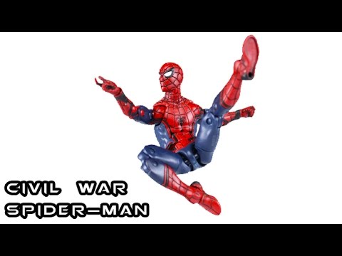 Marvel Legends SPIDER-MAN Civil War 3 pack Figure Review - YouTube
