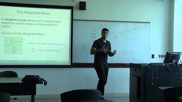 Statistics Lecture 2014 part 1 - mean, average, median, mode