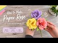 How to Make a Paper Rose 🌹 | Easy DIY Tutorial