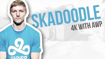 Cloud9 Skadoodle 4k with awp against Liquid ESL Pro League Season 4