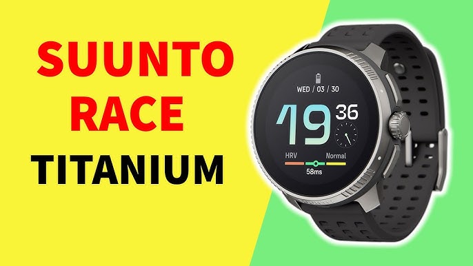 Suunto Race Titanium Charcoal SS050932000HR​​ – sports watch •
