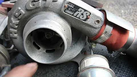RB25 HKS GTRS Turbo Install