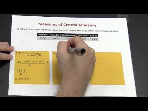 Data Analysis - Part 11 of 11 (Measures of Central Tendency - II)