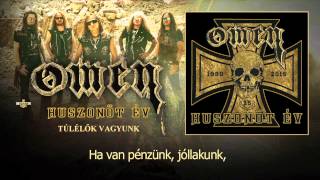 Video-Miniaturansicht von „Omen - Túlélők vagyunk (Hivatalos szöveges video / Official lyric video)“