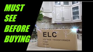 ELC Voltage Converter Transformer (up/down) - unboxing review