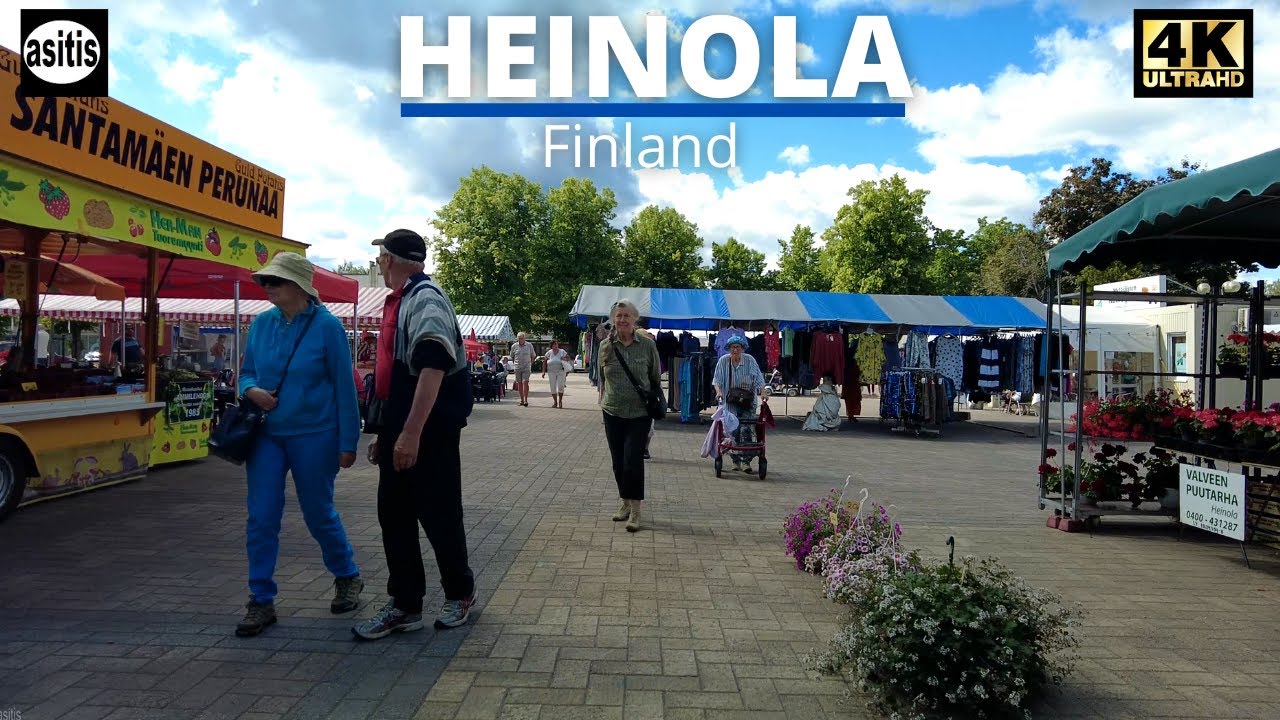 Finland City Walks: Heinola Summer Walk