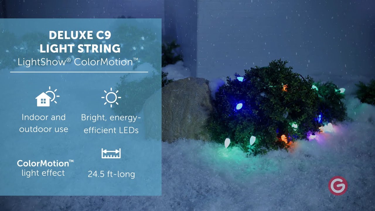DELUXE C9 LIGHT STRING | LightShow® ColorMotion™