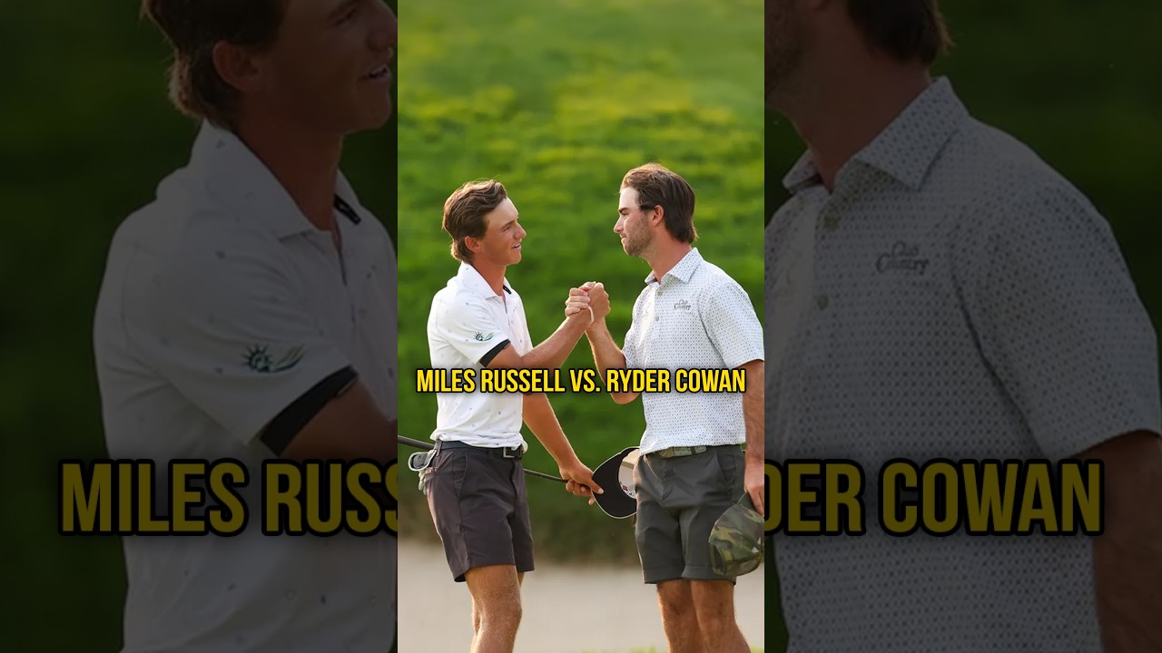 Ryder Cowan vs. Miles Russell at the U.S. Am #golf #smylieshow