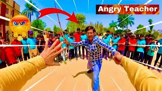 Angry Teacher vs Parkour pov ( angry teacher fights student )