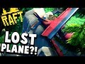 THE CRASHED PLANE on a MASSIVE ISLAND?! - Raft Gameplay Update