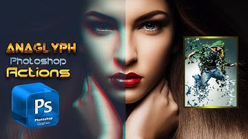 Photoshop Actions | Anaglyph | Dissolve