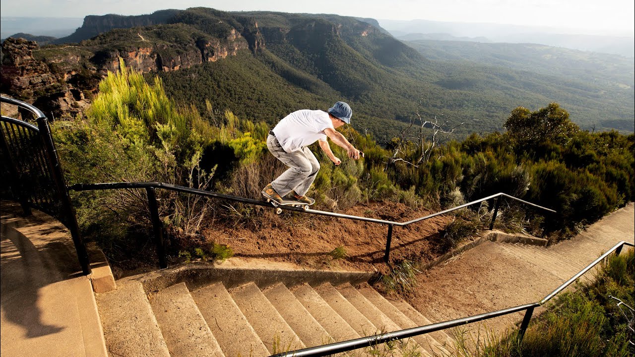 Skateboarding all over Sydney to Australia's Blue Mountains!