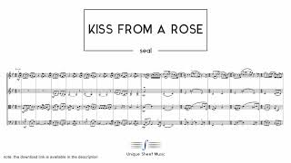 Kiss From A Rose - Seal String Quartet Sheet Music