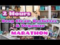 EXTREME CLEAN WITH ME MARATHON | DEEP CLEAN, DECLUTTER, & ORGANIZE WITH ME | 2 HOURS OF MOTIVATION