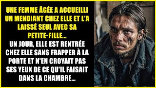 Une femme âgée a accueilli un mendiant chez elle et l'a laissé seul avec sa petite-fille...