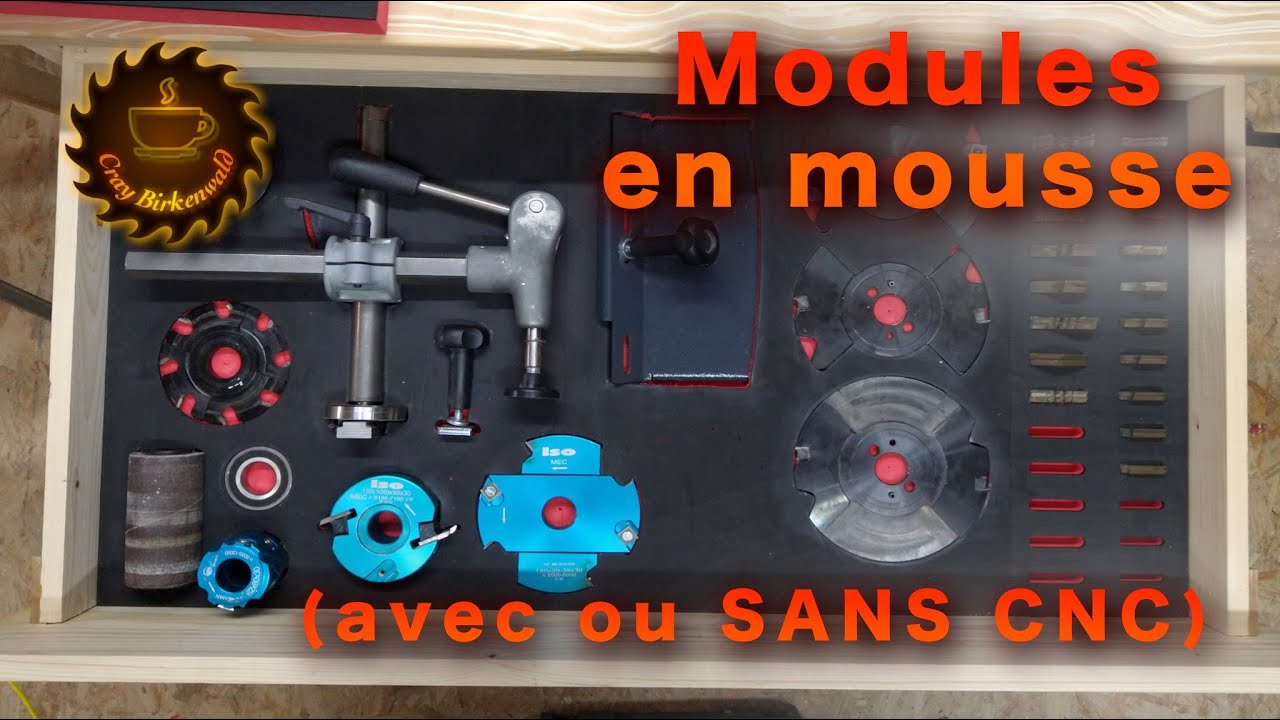 Jeu De Pinces 4 Pièces Module En Mousse Pour Servante D'atelier MW