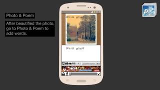 Photo & Poem use FlipFont screenshot 3