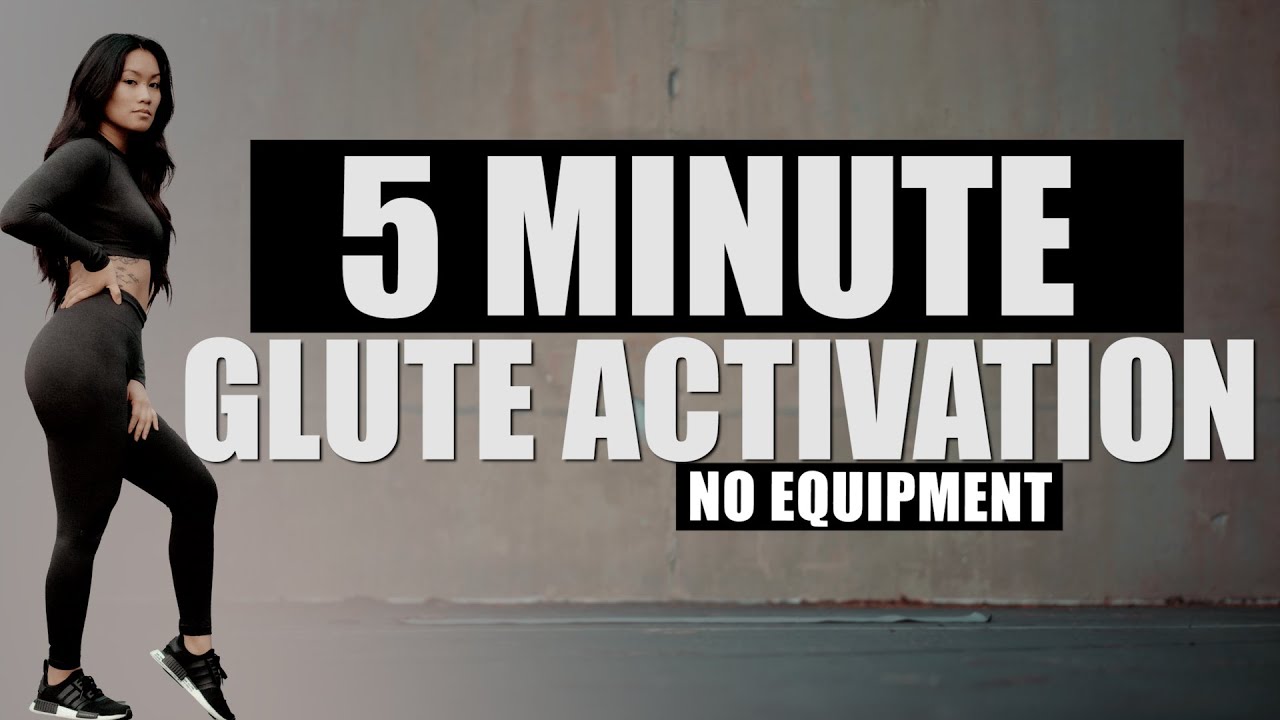 5 Minute Glute Activation Warm-up Routine | Grow Your Glutes - YouTube