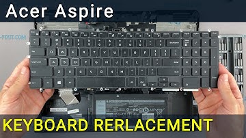 How to Replace Acer Aspire 5742, 5746, 5552, 5251 Laptop Keyboard - Fix Broken/Unresponsive Keys