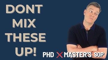 PhD Statement of Purpose vs Master’s Statement of Purpose | What Committees Expect in 2025