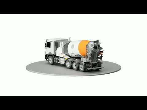 Betonomieszarka Hybrydowa - HYB SCN 103 na podwoziu - fabryka Maszyn Leżajsk www.fml.com.pl