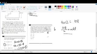 The Staircase problem - SAT Math | The power of plugging in