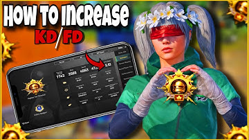 How To Maintain Kd In Bgmi | How To Increase Kd/Fd In Bgmi / Pubg | Vippu