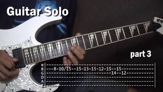 Your Love Alamid Guitar Solo Lesson Tutorial (WITH TABS) chords