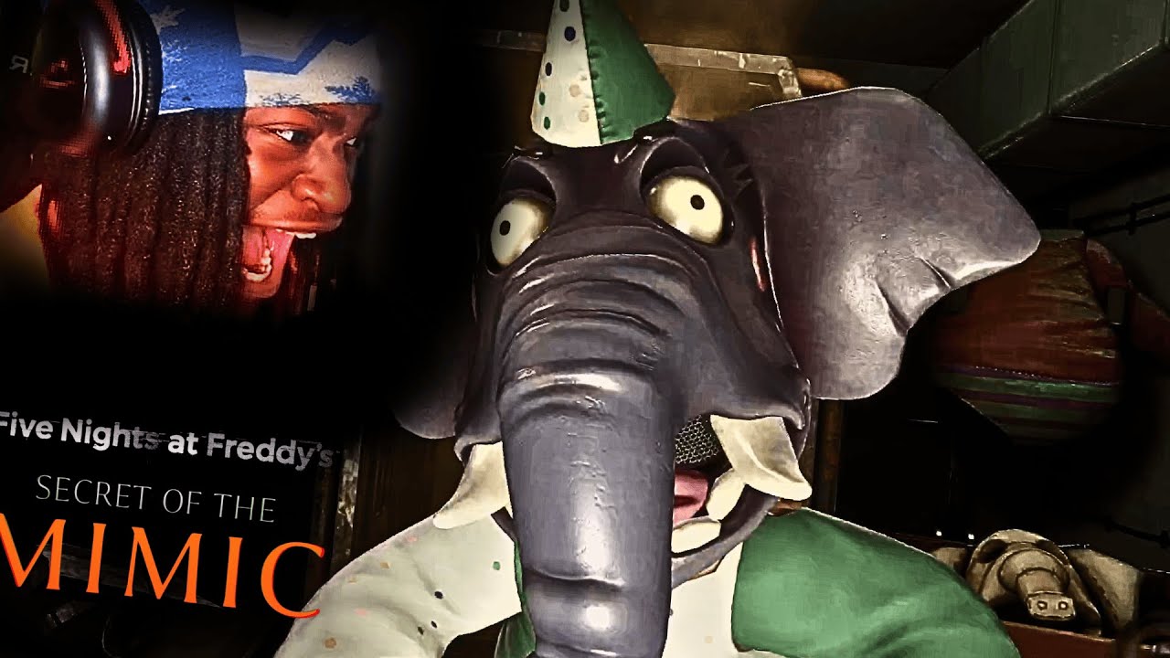 dumbo in the game now... [FNAF: SECRET OF THE MIMIC] [FULL GAME] - YouTube