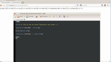 Básicos PHP(15) - Explode & Implode