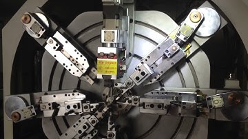 2.0mm pitch of double hook spring on CNC spring forming machine with high speed