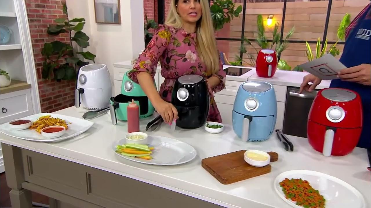 Prepology 2qt Compact Nonstick Air Fryer with Adjusting Timer on QVC