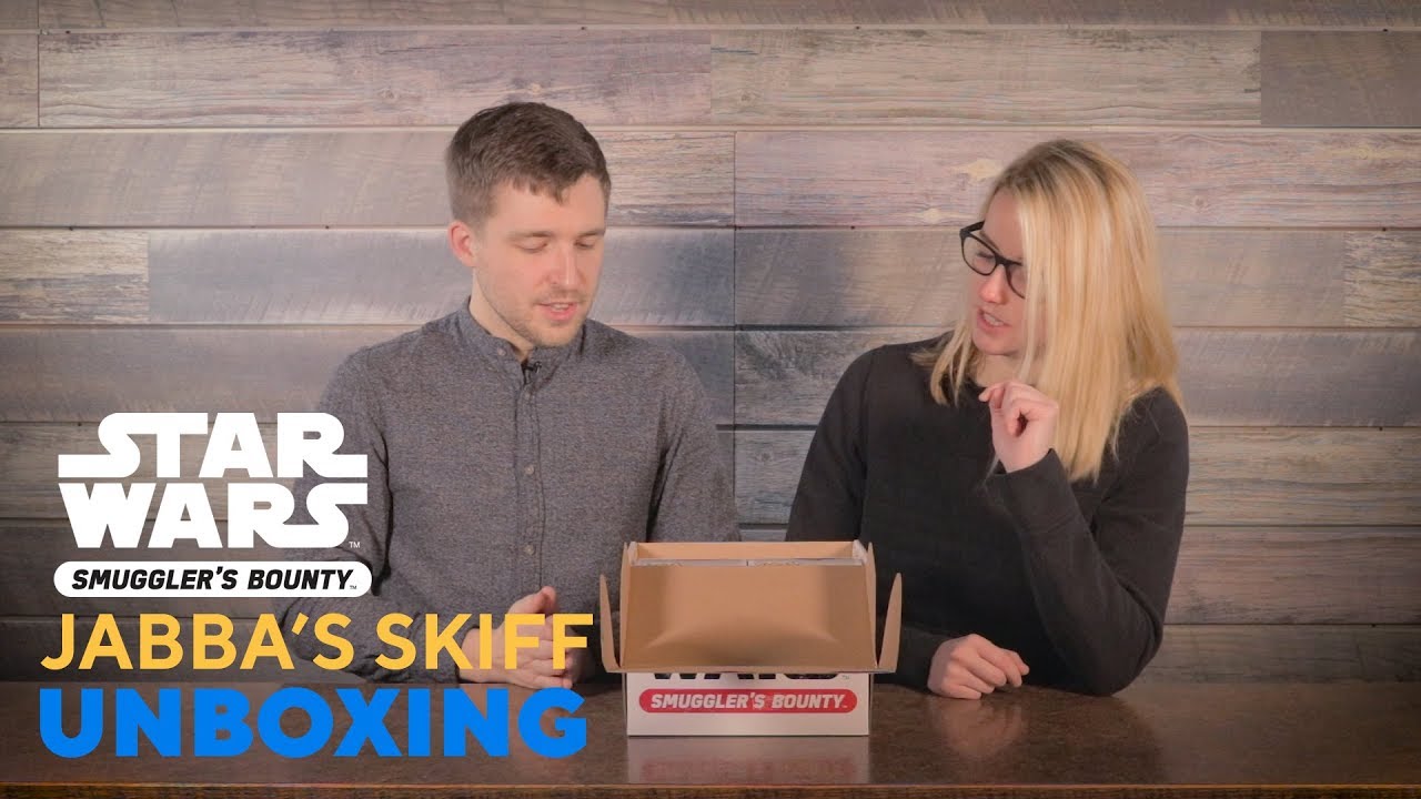 Amazon Exclusive Smuggler's Bounty Jabba's Skiff Unboxing!