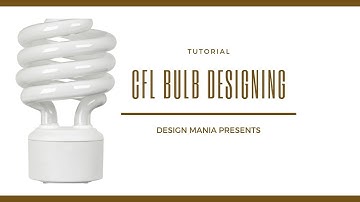PTC CREO 3.0 l # Designing of a CFL BULB.  #bulbtutorial, #creotutorial,#cflbulbdesigning