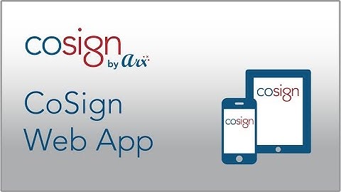 CoSign Web App
