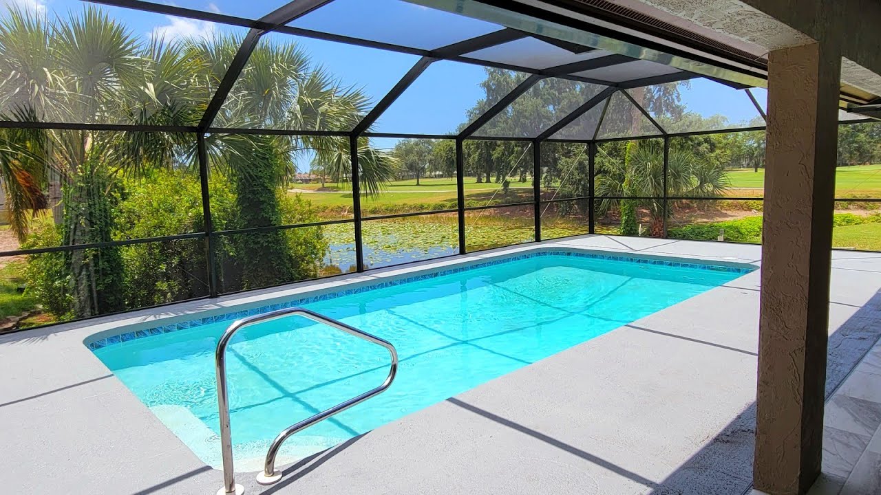 Home for sale. 1002 N Cypress Point Dr. Venice, Florida. Golf course