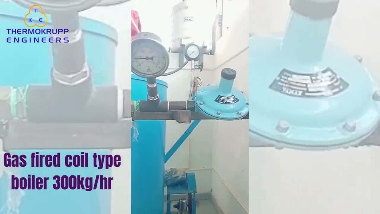 Gas Fired Coil Type Boiler 300kg/hr | Thermokrupp Engineers | Coil Type Steam Boilers Manufacturer