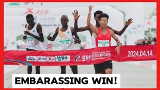 SHOCKING! Kenyan Athelete  REVEALS WHY He Let China's He Jie Win Beijing Half Marathon.