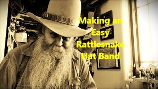 Making an Easy Rattlesnake Hat Band