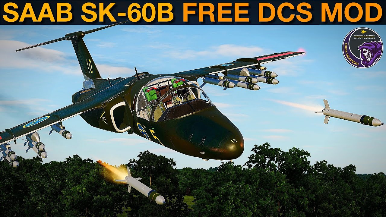 NEW: Saab SK-60B High Fidelity DCS Free Mod - General Guide - YouTube
