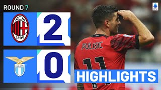 Milan-Lazio 2-0 | The Rossoneri triumph at San Siro: Goals \& Highlights | Serie A 2023\/24