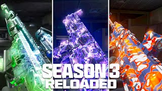 ALL Season 3 Reloaded FREE Animated Camos EARLY GAMEPLAY Showcase (Modern Warfare 3)