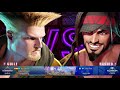 Street fighter 6 ranked match  guile vs rashid