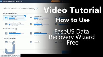How to use EaseUS Data Recovery Wizard Free