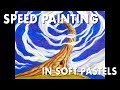 Children&#39;s Book Illustration: Tall Tree Speed Painting in Soft Pastels