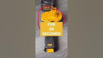 Repair dead DeWALT battery - DeWalt Battery Won’t Charge