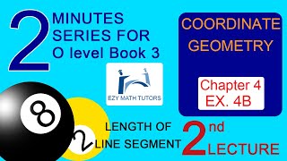 Length Of Line Segment Lecture 2 Chapter 4 Book 3 Very Easy Very Simple Ezy Math Tutors