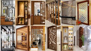 100 Modern Living Room Partition Wall Design 2023 Room Divider Home Interior Wall Decorating Ideas screenshot 4