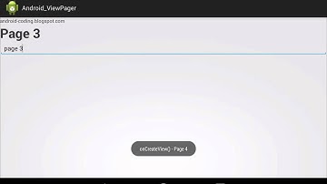 Android ViewPager example